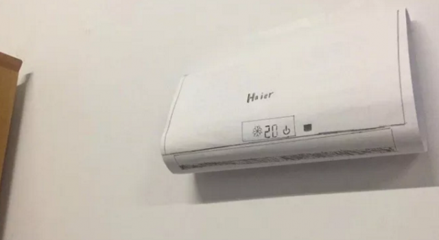 寝室空调假装很凉快 炎热并不能限制同学们的想象力