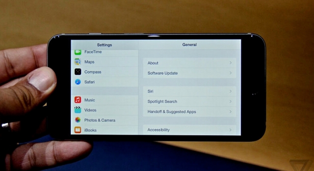 苹果iPhone 6 Plus高清图片释出 多界面横屏模式