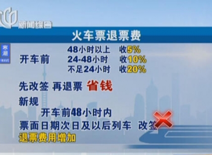 2015火车票退票时间规定 不可不知的退票省钱攻略
