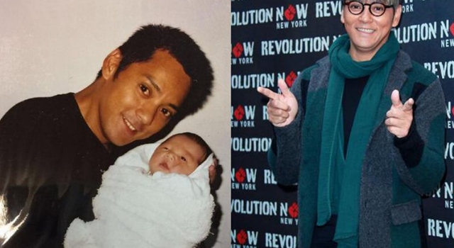 被泼不认子脏水？莫少聪晒与儿子幼年合照反驳