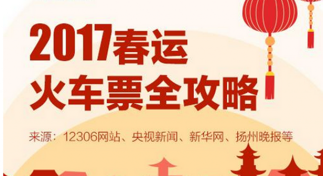 春运网上订票攻略 2017春运火车票明天正式开抢!