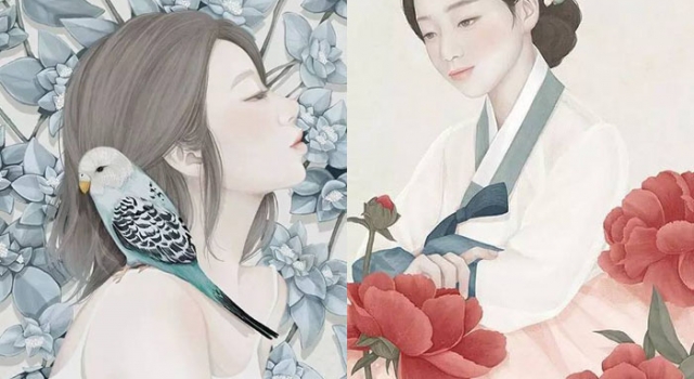 唯美浪漫的韩系风格插画 赏析Choi Mi Kyung插画作品