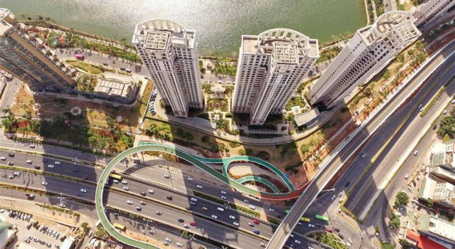 厉害了厦门!全国首条空中自行车道开启 长达7.6公里
