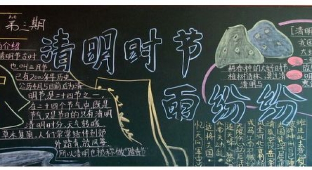 清明节黑板报图片大全 清明节黑板报资料版面设计