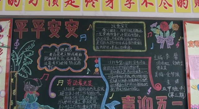 2017五一劳动节黑板报内容 劳动节黑板报图片精选