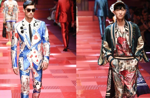 Dolce&Gabbana2018春夏男装 趣味式的华丽