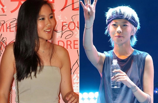王菲女儿窦靖童早年旧照曝光 画风清奇不简单