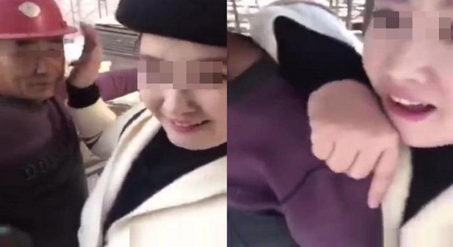 网红女主播公然在工地挑逗建筑工人 网友：太恶心！