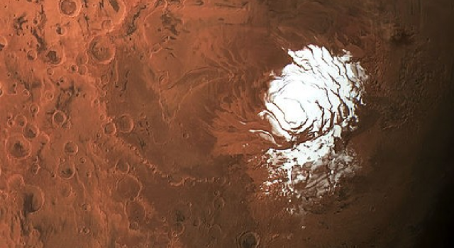 火星发现液态水湖（图）人类离移民火星的愿望更近一步