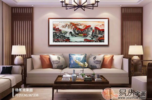客厅挂什么装饰画好 分析客厅山水画四大优势