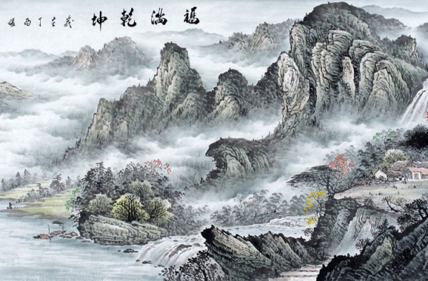 客厅挂什么画有品位？当然是这些山水画了
