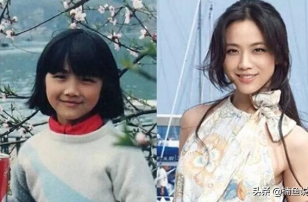 明星童年照对比，汤唯从小就是美人胚子，她居然是被忽略的天仙