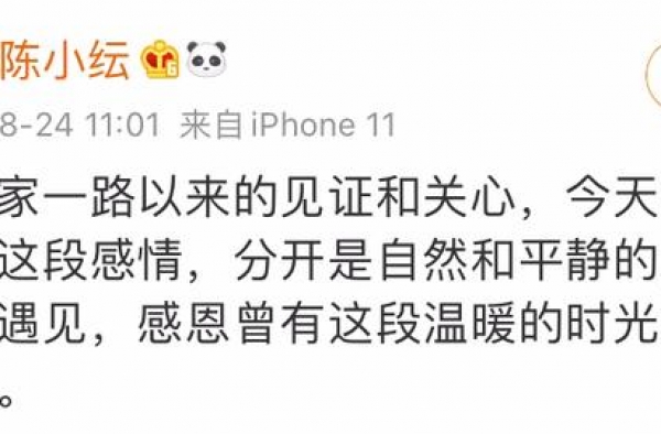陈小纭于小彤官宣分手后，为什么全网都在恭喜她？