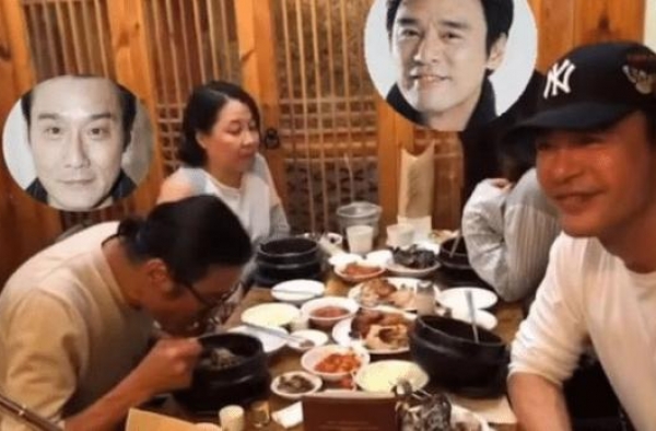 66岁钟镇涛与61岁梁家辉聚餐，仅仅差5岁，看起来却像两代人