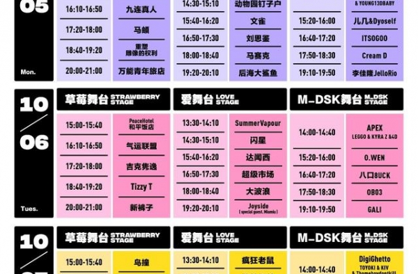 草莓音乐节北京站五条人、重塑等出演，开票3小时仅剩少量余票