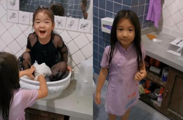 陈佩斯儿子晒俩女儿，四代人共用一张脸，网友调侃：应该生个儿子