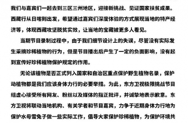 极限挑战，致歉