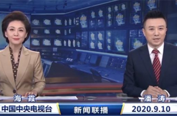 《新闻联播》首位80后主播严於信亮相，身高一米八长相帅气