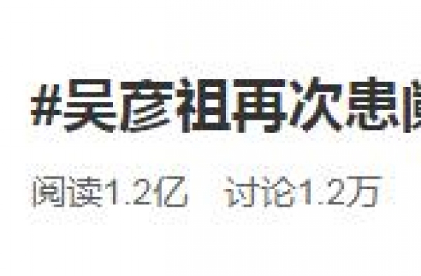 吴彦祖再次患上这种病！医生紧急提醒：出现这些症状千万别硬撑