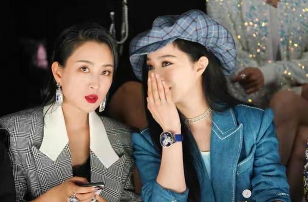 难道是要复出？范冰冰穿牛仔西装参加活动，简直就是摩登女郎本人