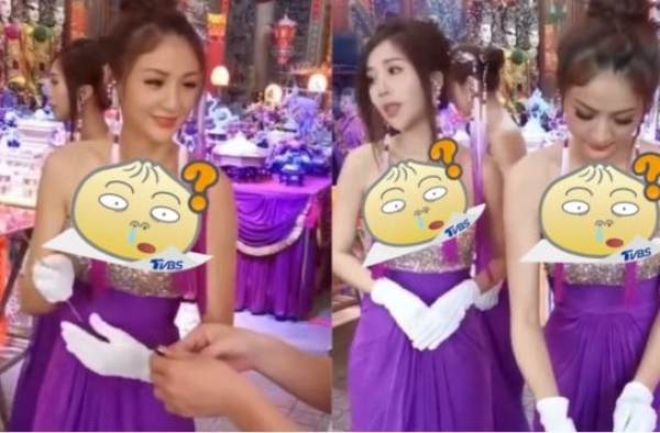 宫庙最美风景！「正妹礼生」撞脸杨幂网暴动：仙女下凡