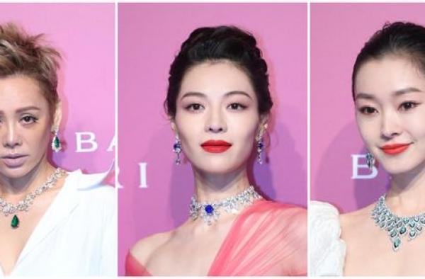 都说钟楚曦气场强，宁静同台才知道什么是高级，贫血妆也能驾驭