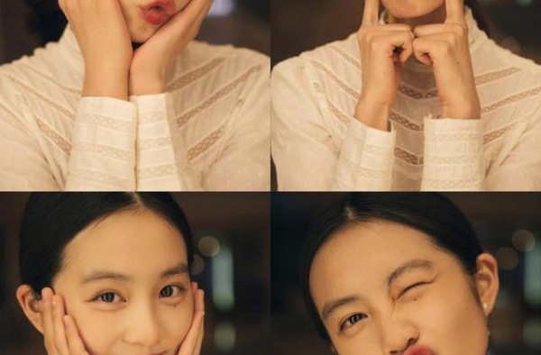 黄磊孙莉晒女儿近照，大长腿泪痣抢镜，参演话剧意在进攻娱乐圈？
