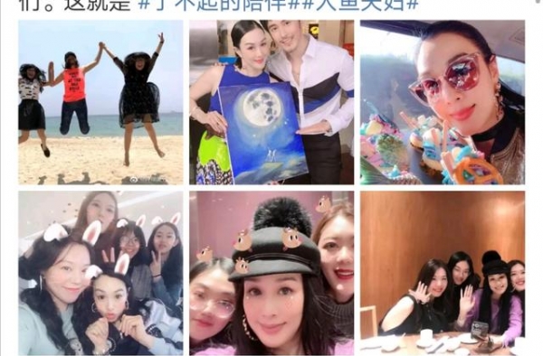 人鱼夫妇庆结婚4周年，50岁钟丽缇少女感爆棚，张伦硕却显沧桑
