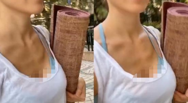 林熙蕾晒照胸前瘦出排骨，皱纹明显脸松弛，昔日性感女神风采不再