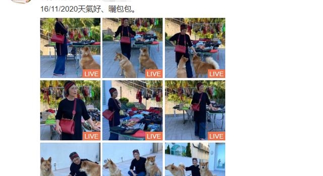 汪明荃6千万豪宅天台晒名牌包，场面如摆地摊，却被网友讽无儿女