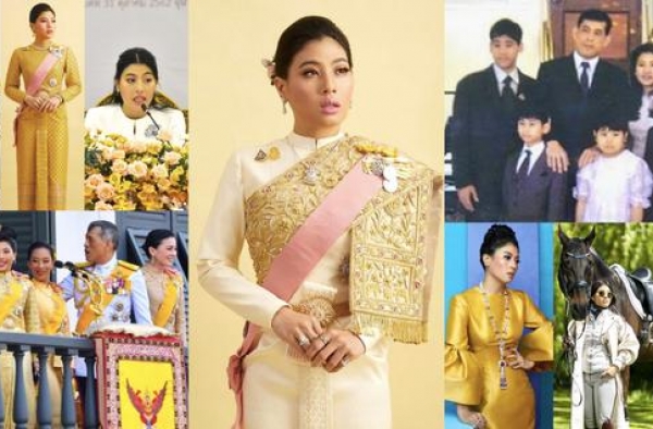 泰王小女儿“换装秀”养眼！裹橘粉直筒裙好嫩，化淡妆美出新高度