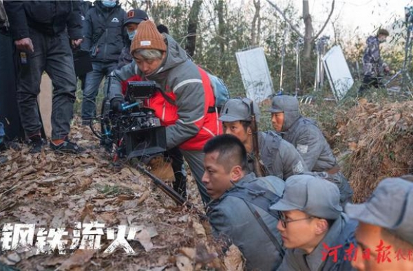 商城县：抗战电影《钢铁流火》开机