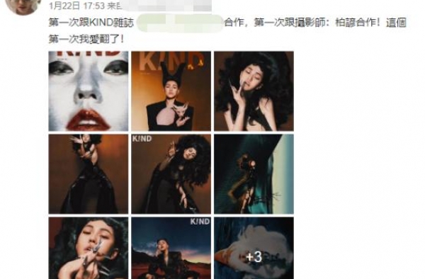 42岁小S造型太大胆！双腿大开豪迈蹲地，抱万元无毛猫挡事业线